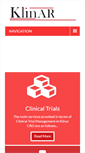 Mobile Screenshot of klinar-cro.com